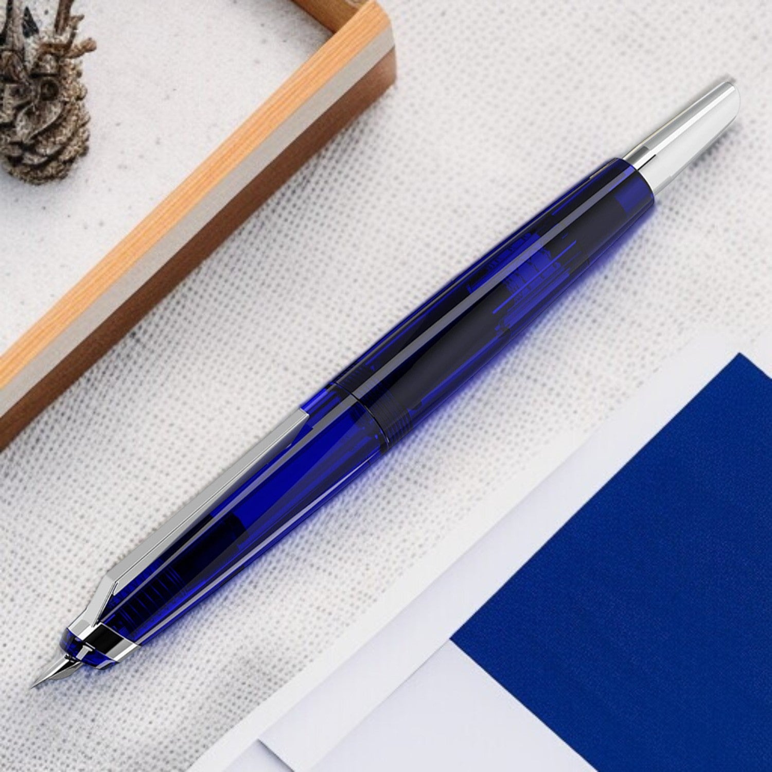 Endless Phantom Nebula Blue CT Fountain Pen – OnlineMantra.in
