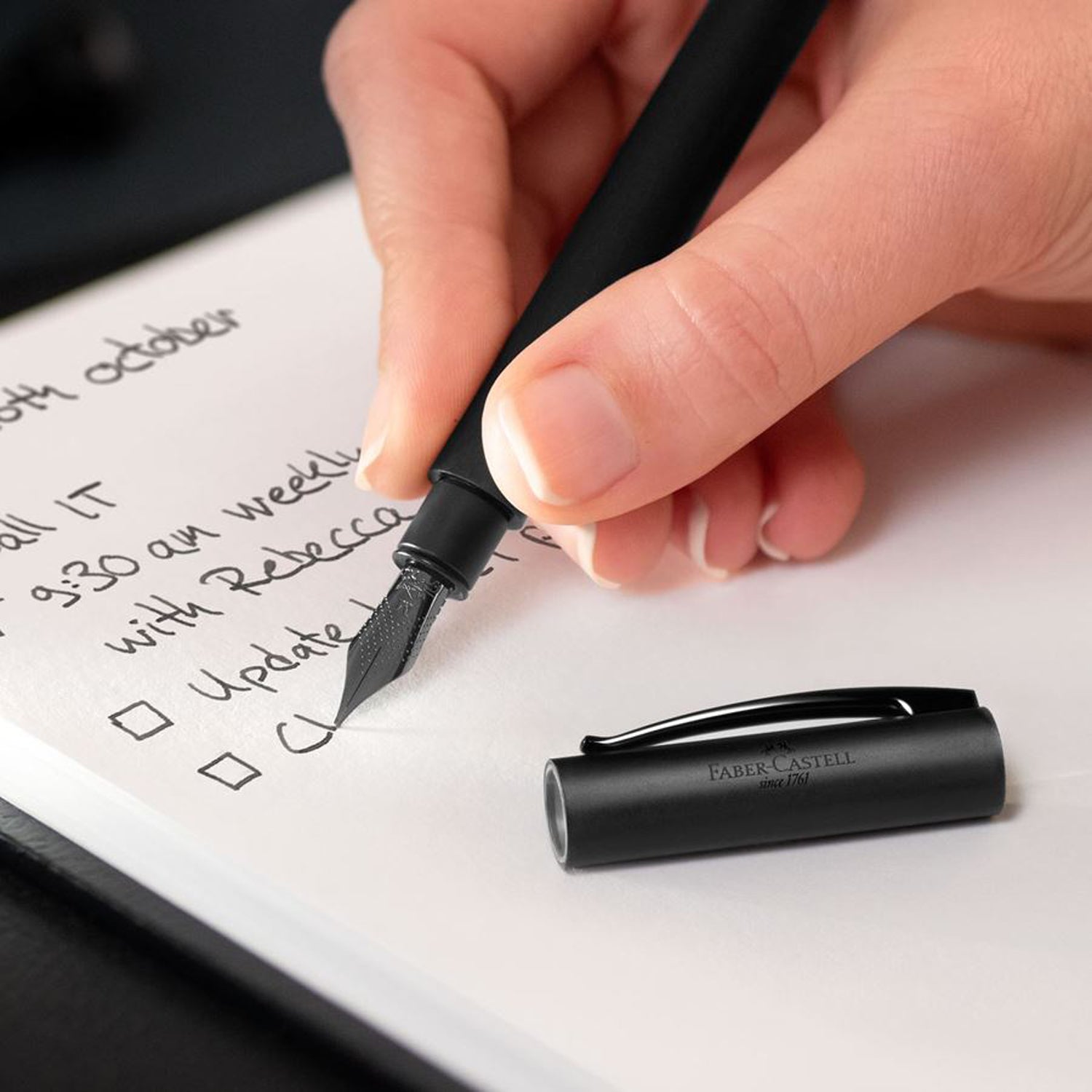 Faber-Castell Design Ambition All Black PVD Fountain Pen