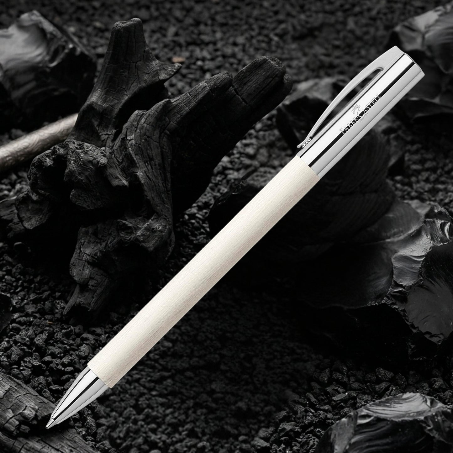 Faber-Castell Design Ambition Cinematic White CT Ballpoint Pen 147175