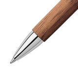 Faber-Castell Design Ambition Walnut Wood Brown CT Ballpoint Pen 148531