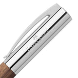 Faber-Castell Design Ambition Walnut Wood Brown CT Ballpoint Pen 148531