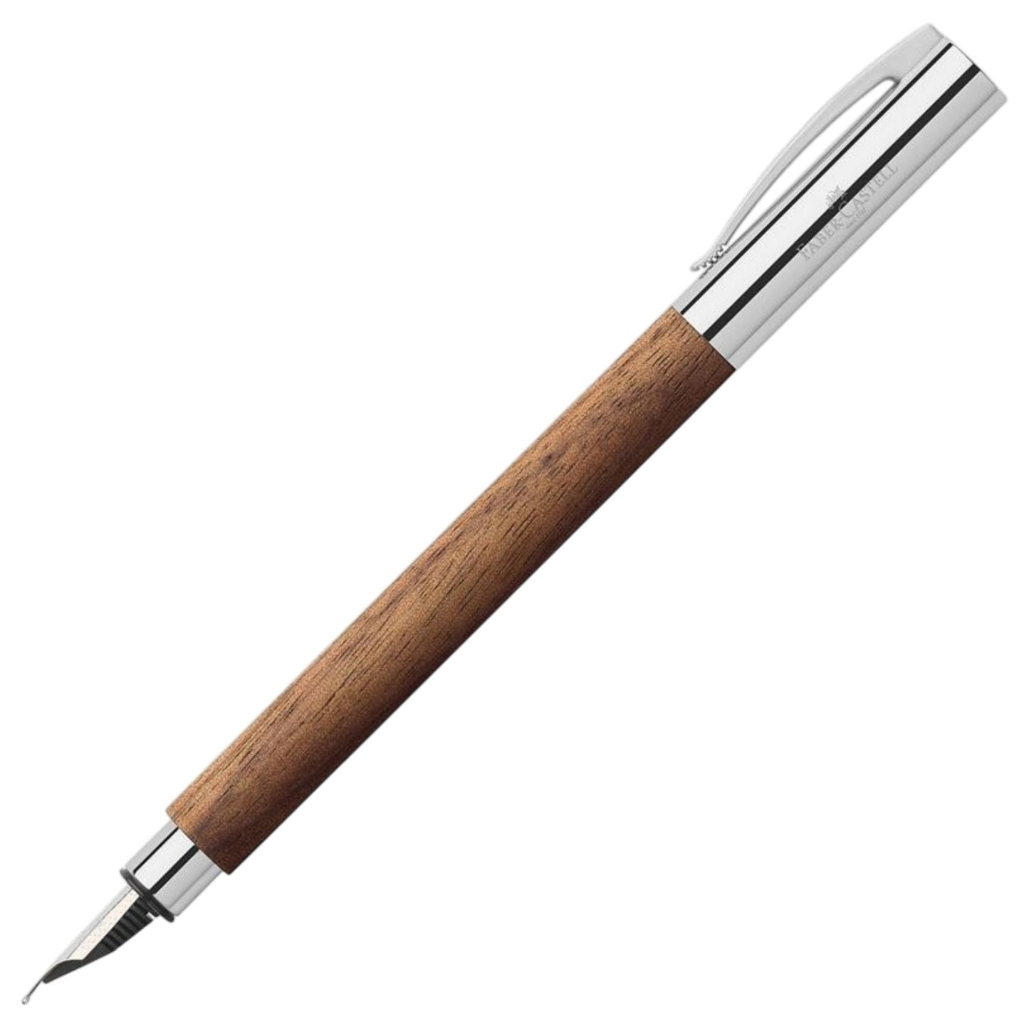 Faber-Castell Design Ambition Walnut Wood Brown CT Fountain Pen