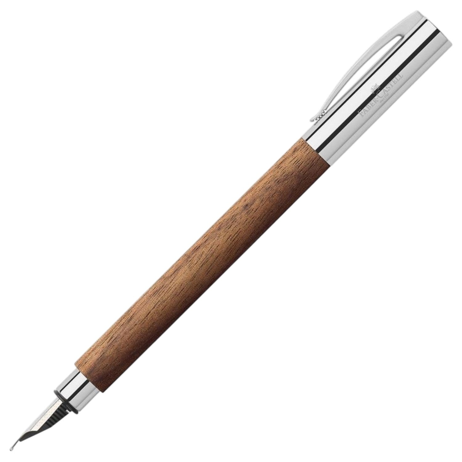 Faber-Castell Design Ambition Walnut Wood Brown CT Fountain Pen