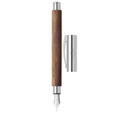 Faber-Castell Design Ambition Walnut Wood Brown CT Fountain Pen