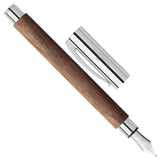 Faber-Castell Design Ambition Walnut Wood Brown CT Fountain Pen