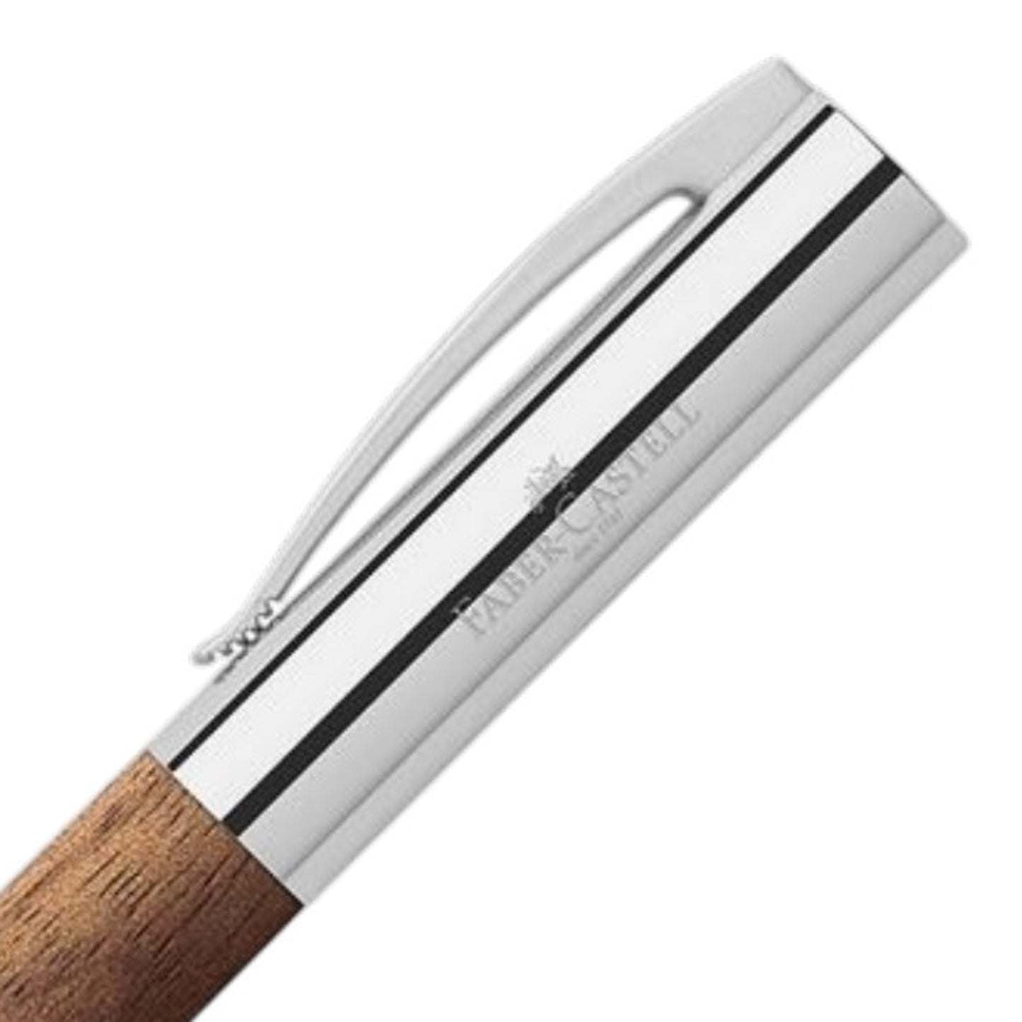 Faber-Castell Design Ambition Walnut Wood Brown CT Fountain Pen