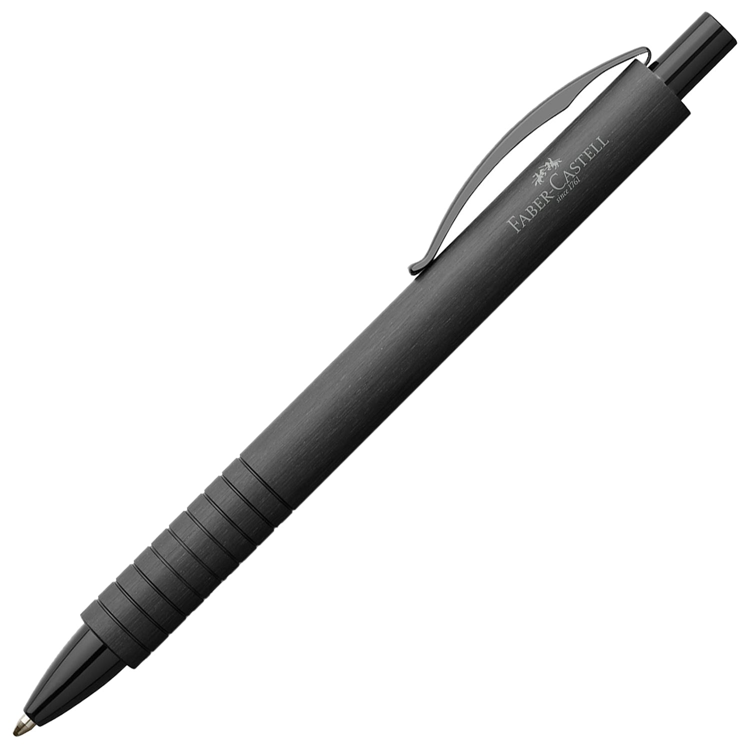 Faber-Castell Design Essentio Aluminium Black PVD Ballpoint Pen 148427