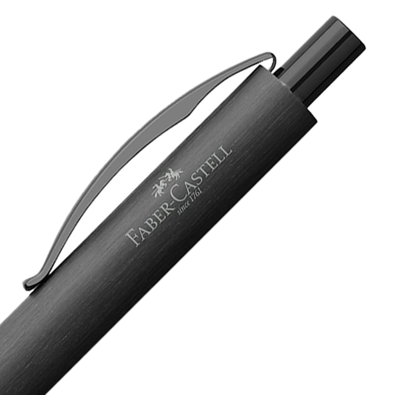 Faber-Castell Design Essentio Aluminium Black PVD Ballpoint Pen 148427