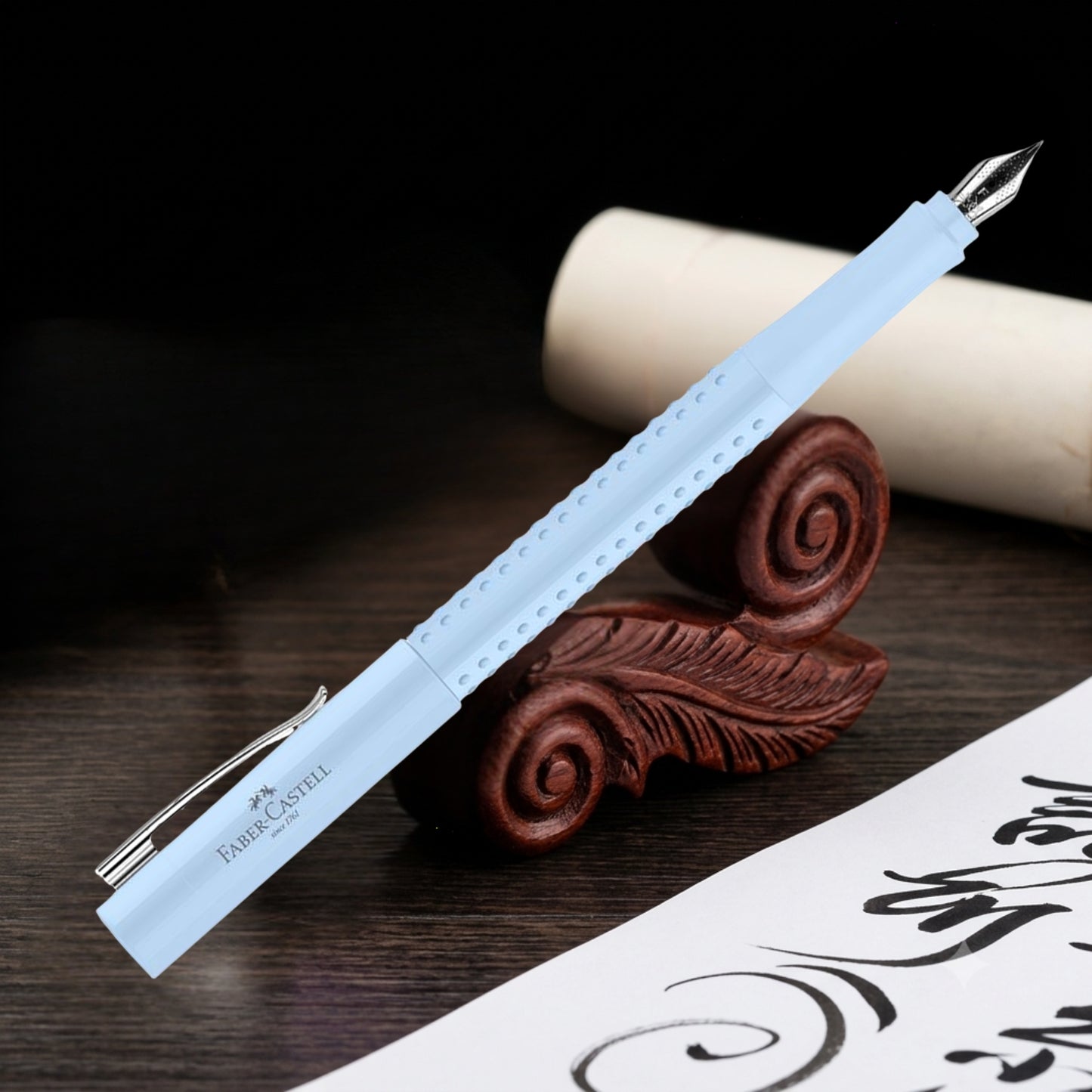 Faber-Castell Design Grip 2010 Sku Blue CT Fountain Pen