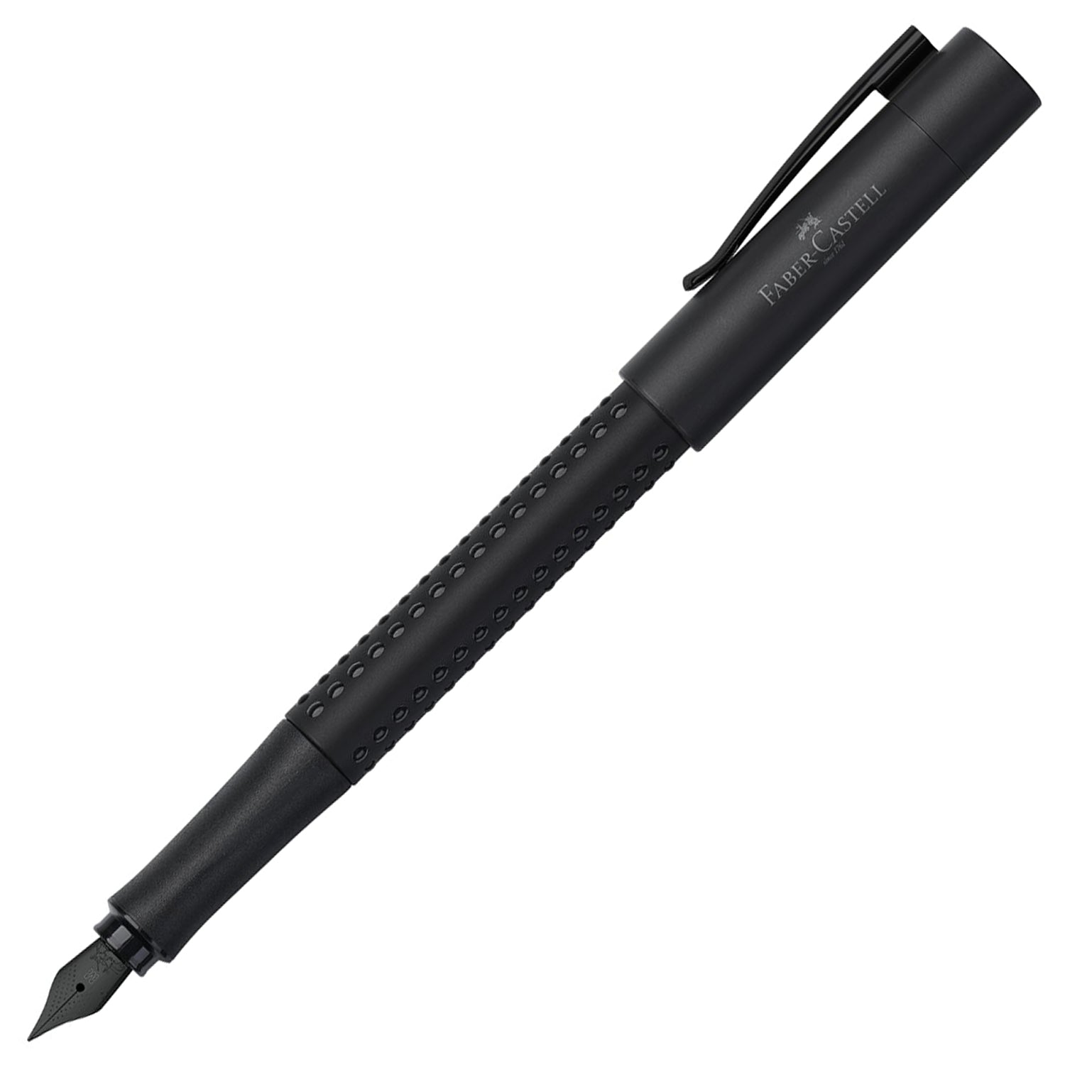 Faber-Castell Design Grip 2011 All Black PVD Fountain Pen
