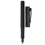 Faber-Castell Design Grip 2011 Black PVD Fountain Pen + Ballpoint Pen Gift Set 201626