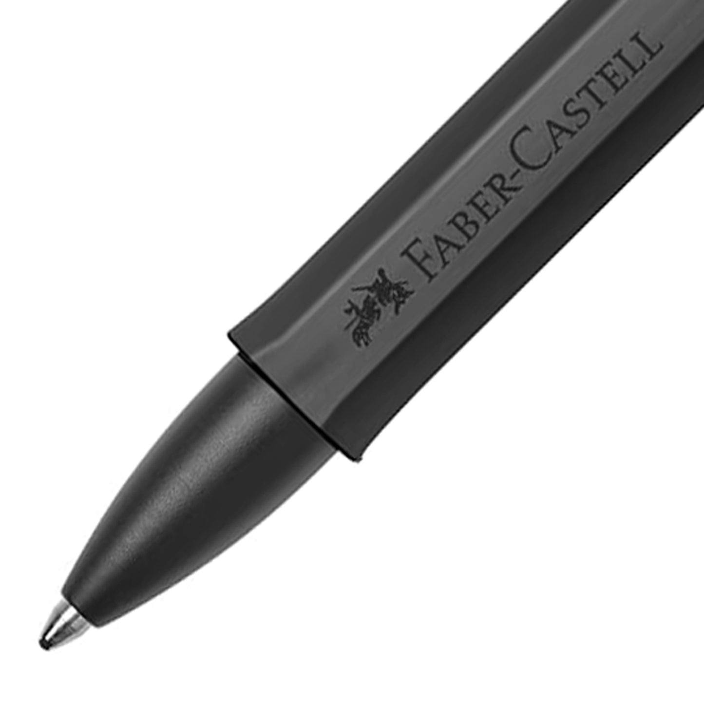 Faber-Castell Design Hexo Matte Black PVD Ballpoint Pen 140577