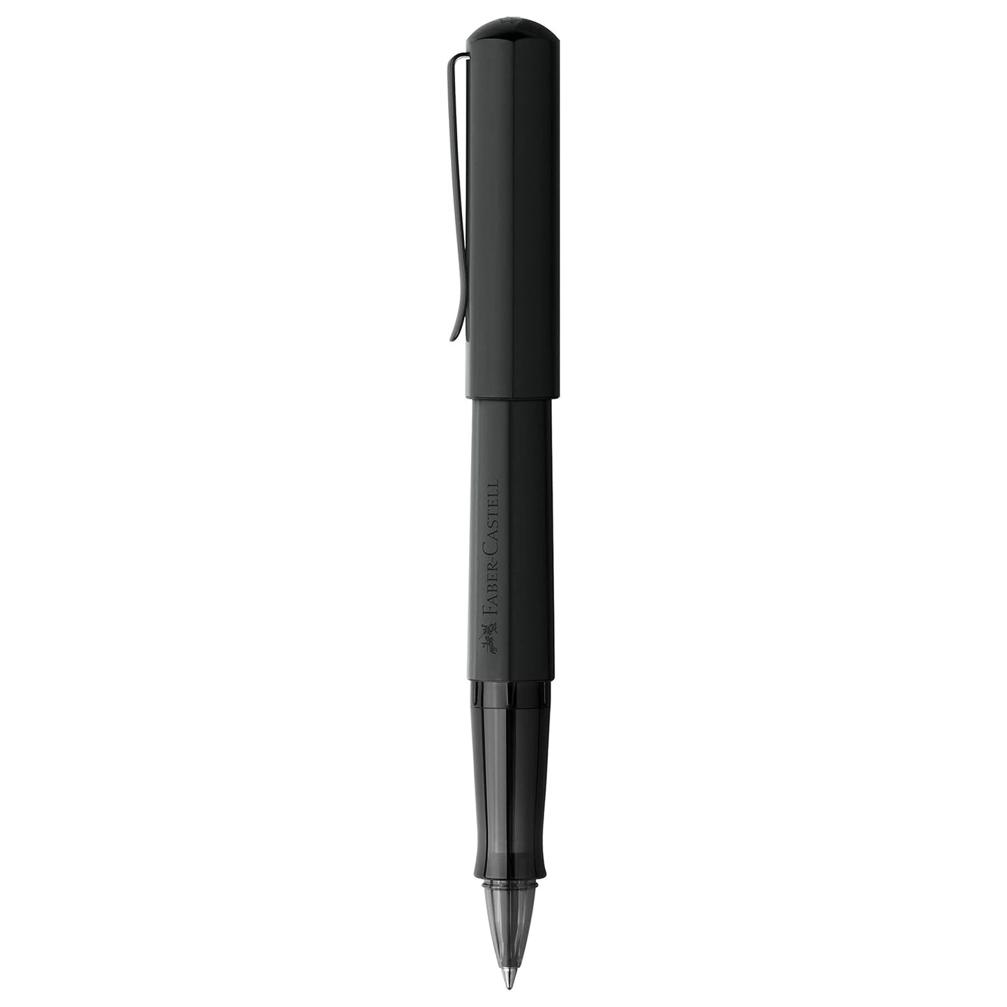 Faber-Castell Design Hexo Matte Black PVD Roller Ball Pen 140571