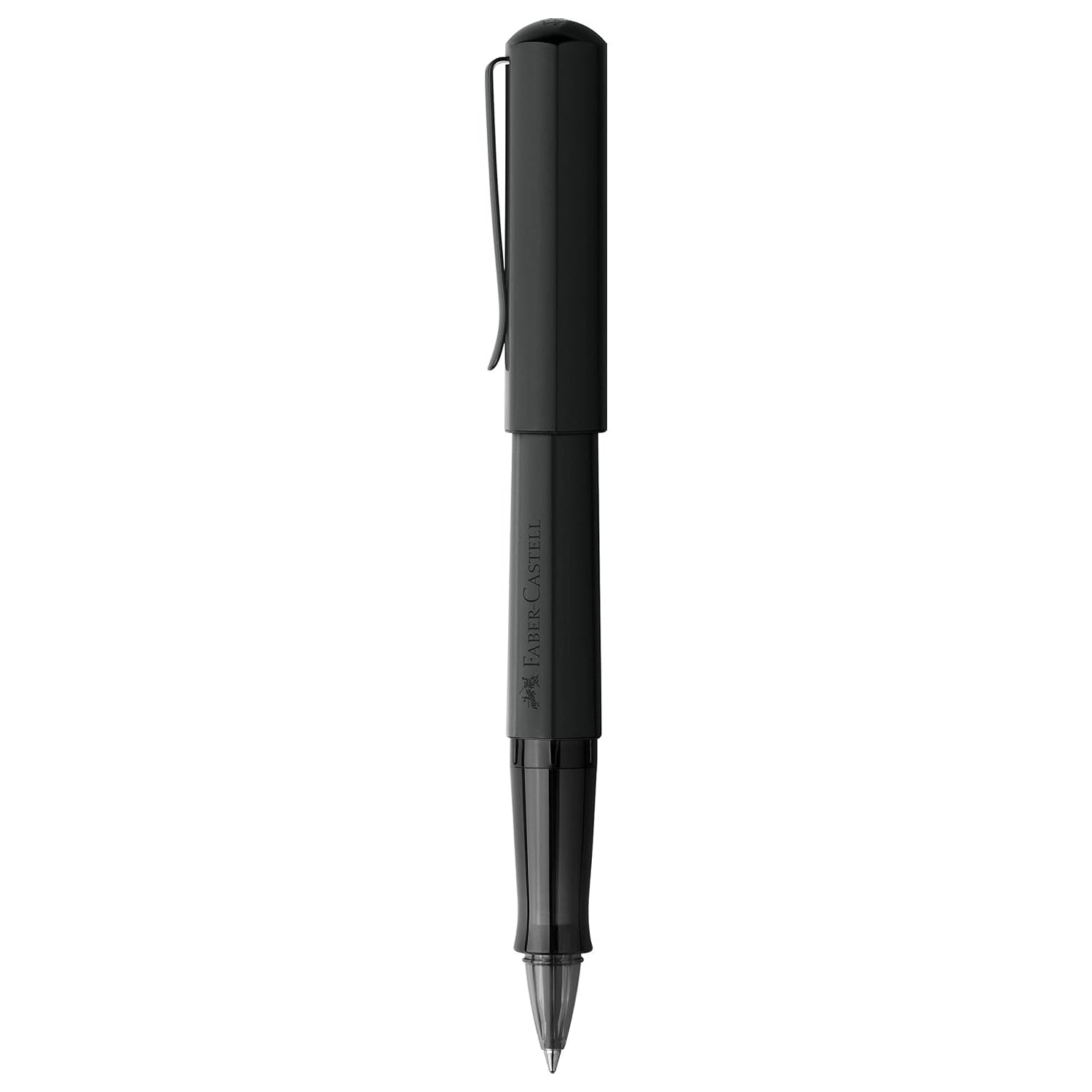 Faber-Castell Design Hexo Matte Black PVD Roller Ball Pen 140571
