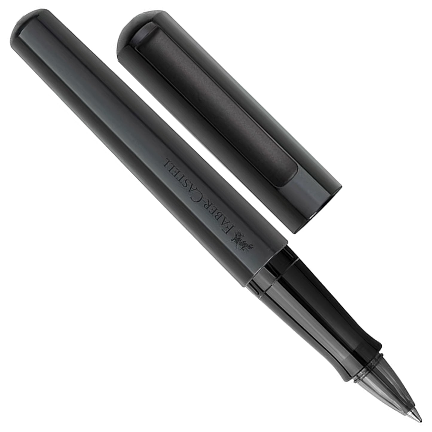 Faber-Castell Design Hexo Matte Black PVD Roller Ball Pen 140571