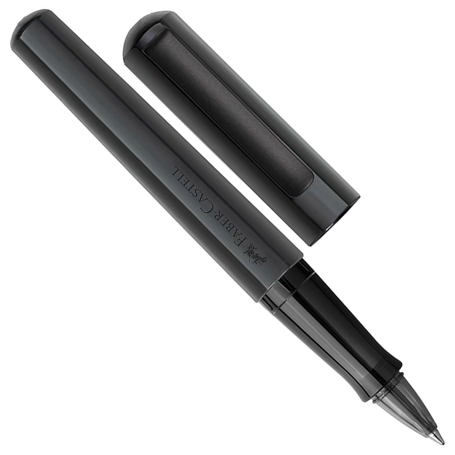 Faber-Castell Design Hexo Matte Black PVD Roller Ball Pen 140571