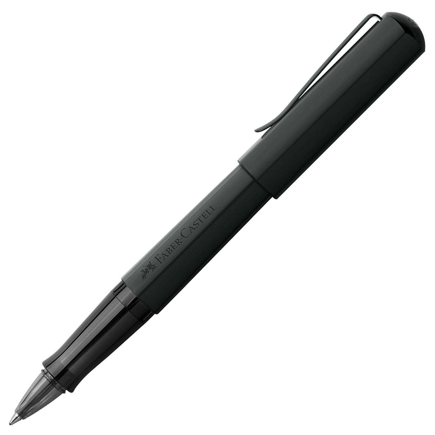 Faber-Castell Design Hexo Matte Black PVD Roller Ball Pen 140571
