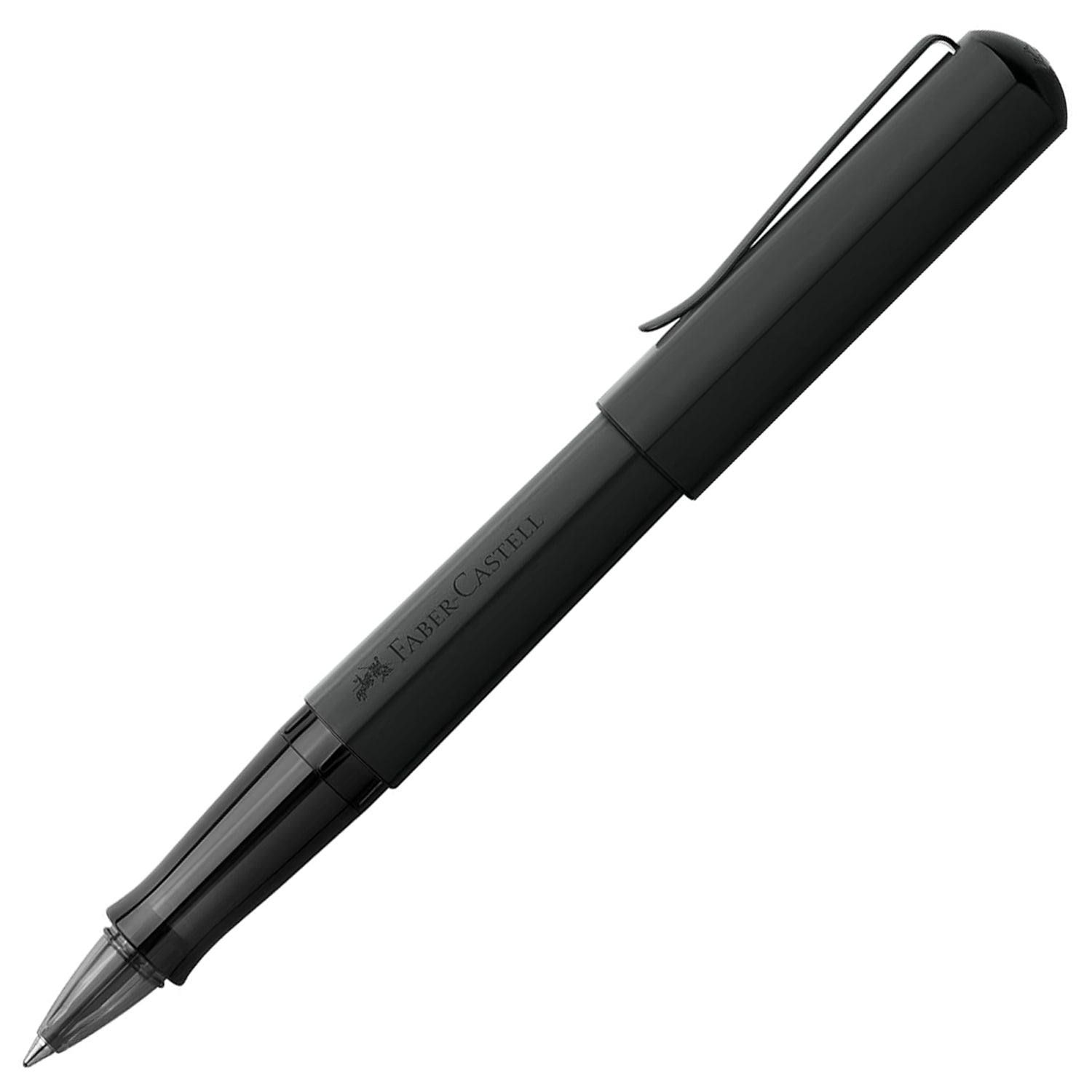Faber-Castell Design Hexo Matte Black PVD Roller Ball Pen 140571