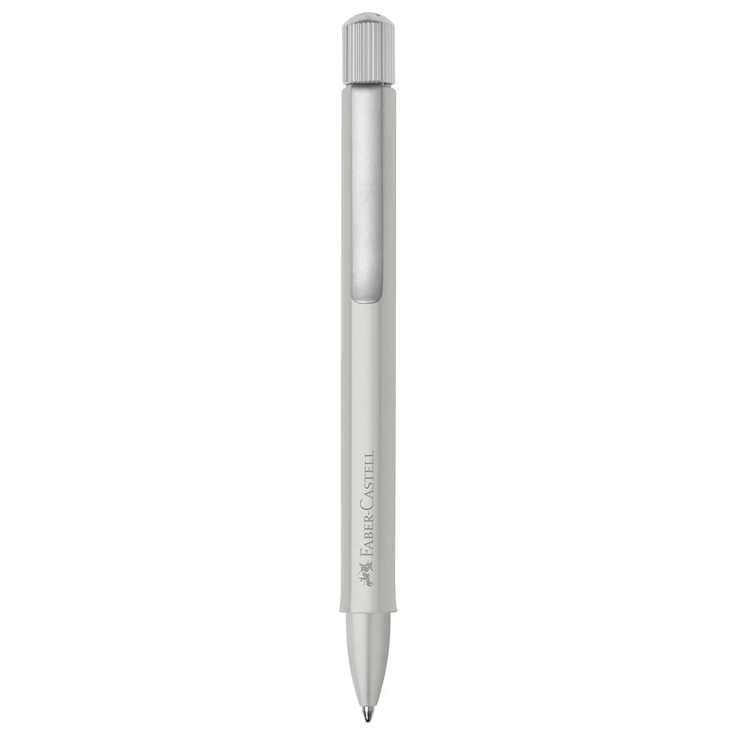 Faber-Castell Design Hexo Matte Silver CT Ballpoint Pen 140594