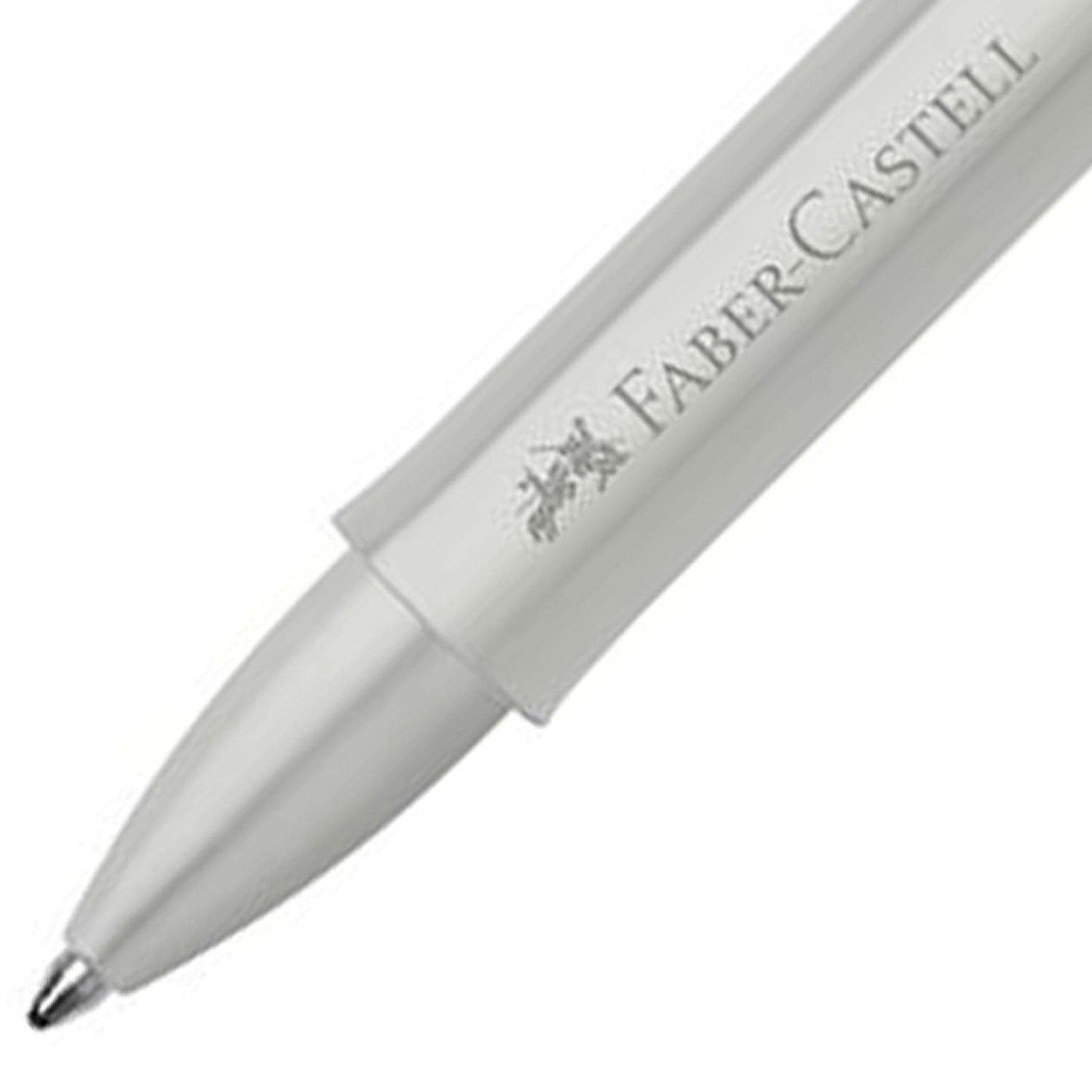 Faber-Castell Design Hexo Matte Silver CT Ballpoint Pen 140594