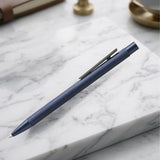 Faber-Castell Design Neo Slim Aluminium Dark Blue PVD Ballpoint Pen 146165