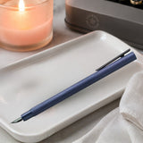 Faber-Castell Design Neo Slim Aluminium Dark Blue PVD Fountain Pen
