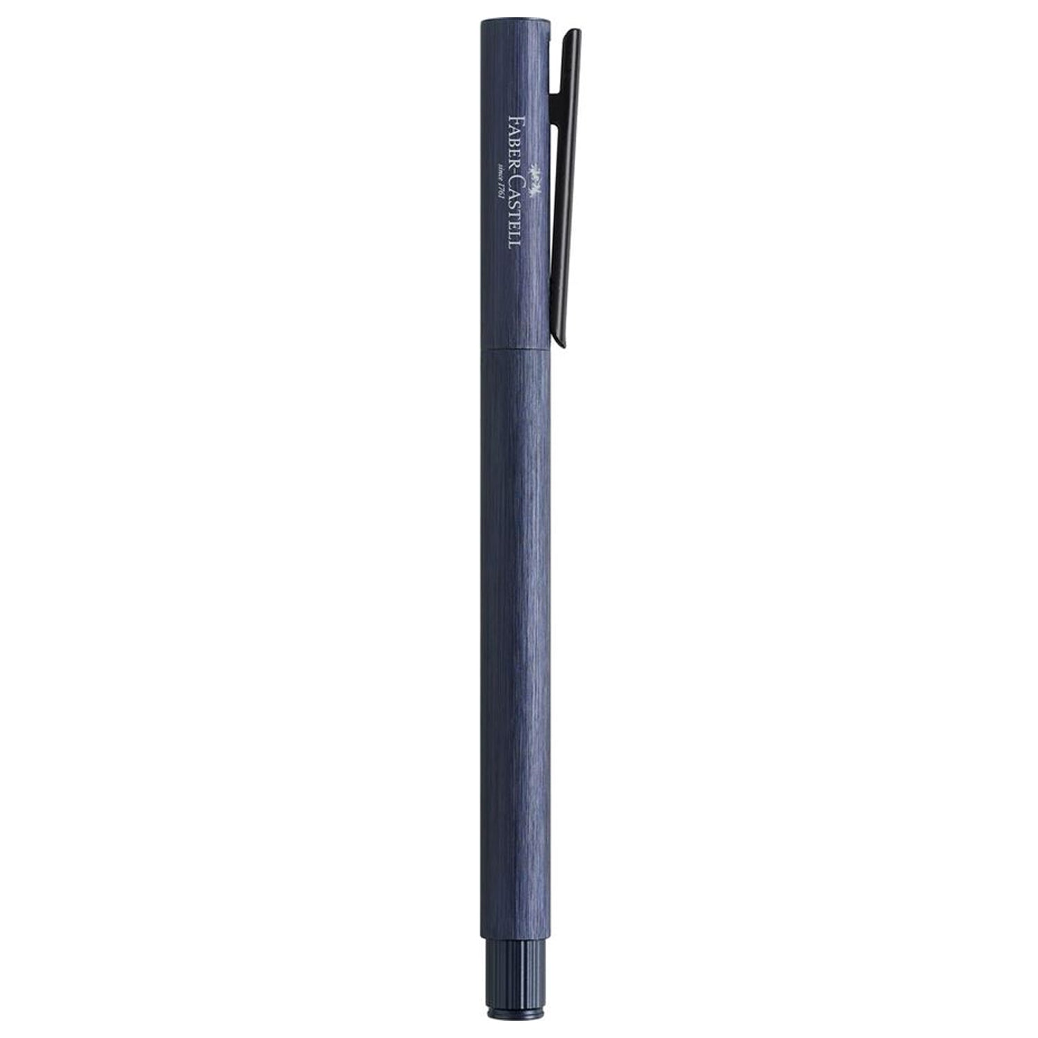 Faber-Castell Design Neo Slim Aluminium Dark Blue PVD Roller Ball Pen 146166