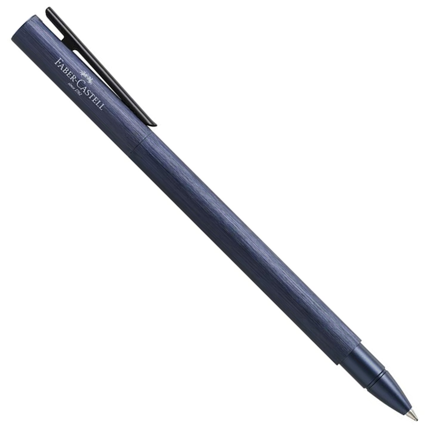 Faber-Castell Design Neo Slim Aluminium Dark Blue PVD Roller Ball Pen 146166