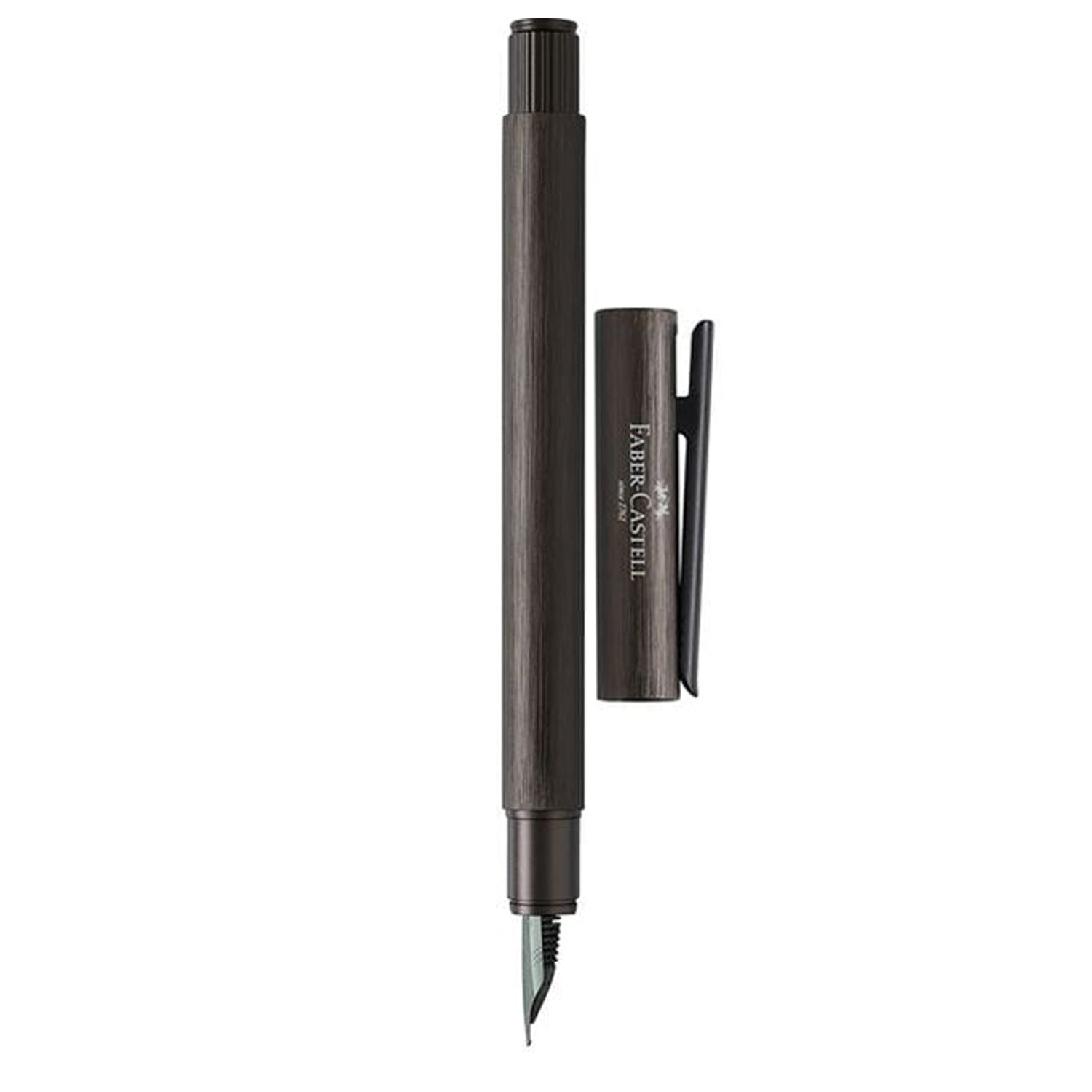 Faber-Castell Design Neo Slim Aluminium Gunmetal PVD Fountain Pen