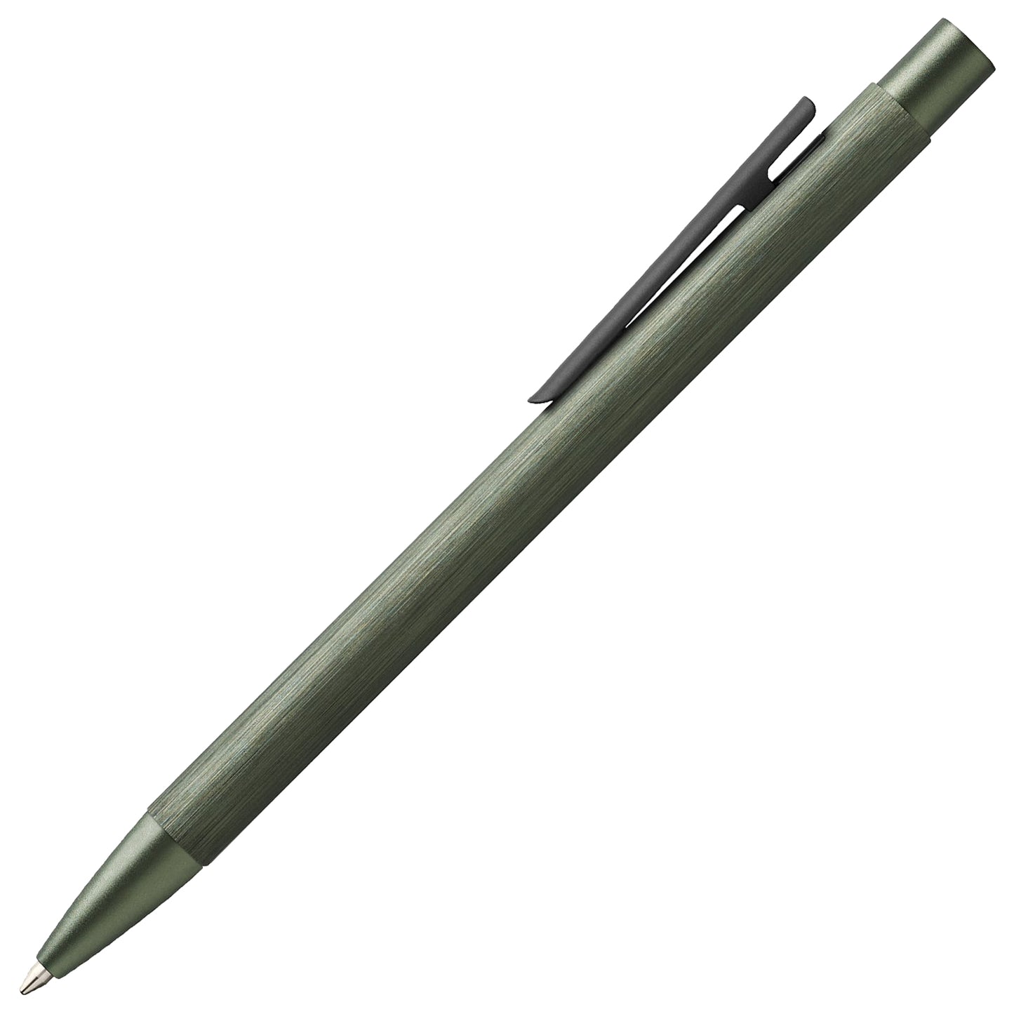 Faber-Castell Design Neo Slim Aluminium Olive Green PVD Ballpoint Pen 146155