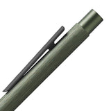 Faber-Castell Design Neo Slim Aluminium Olive Green PVD Ballpoint Pen 146155