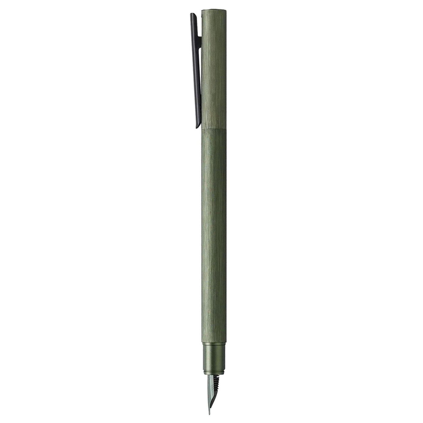 Faber-Castell Design Neo Slim Aluminium Olive Green PVD Fountain Pen