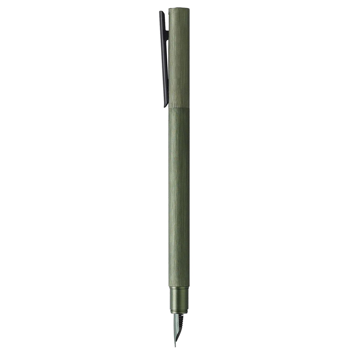 Faber-Castell Design Neo Slim Aluminium Olive Green PVD Fountain Pen