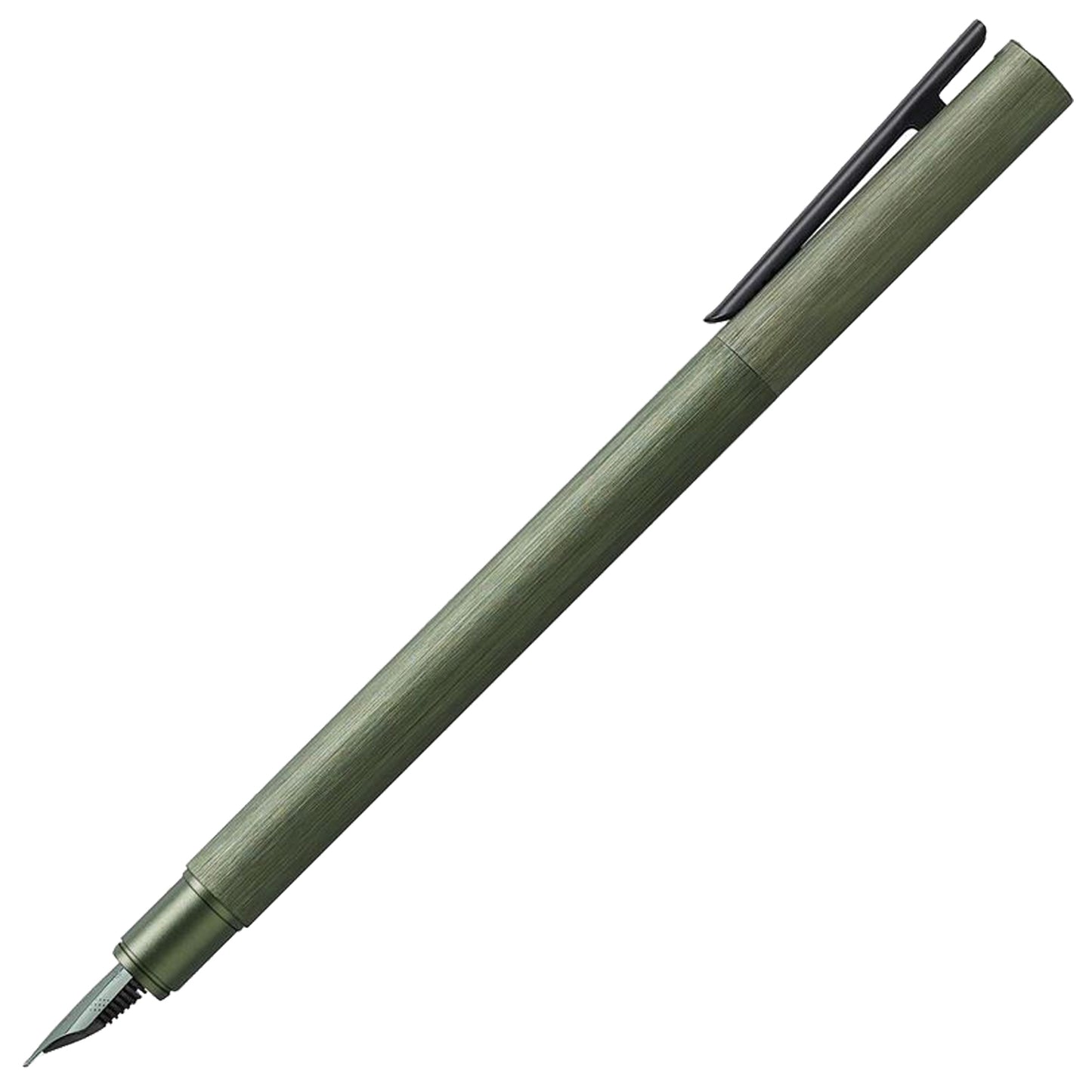 Faber-Castell Design Neo Slim Aluminium Olive Green PVD Fountain Pen
