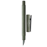 Faber-Castell Design Neo Slim Aluminium Olive Green PVD Fountain Pen