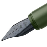 Faber-Castell Design Neo Slim Aluminium Olive Green PVD Fountain Pen