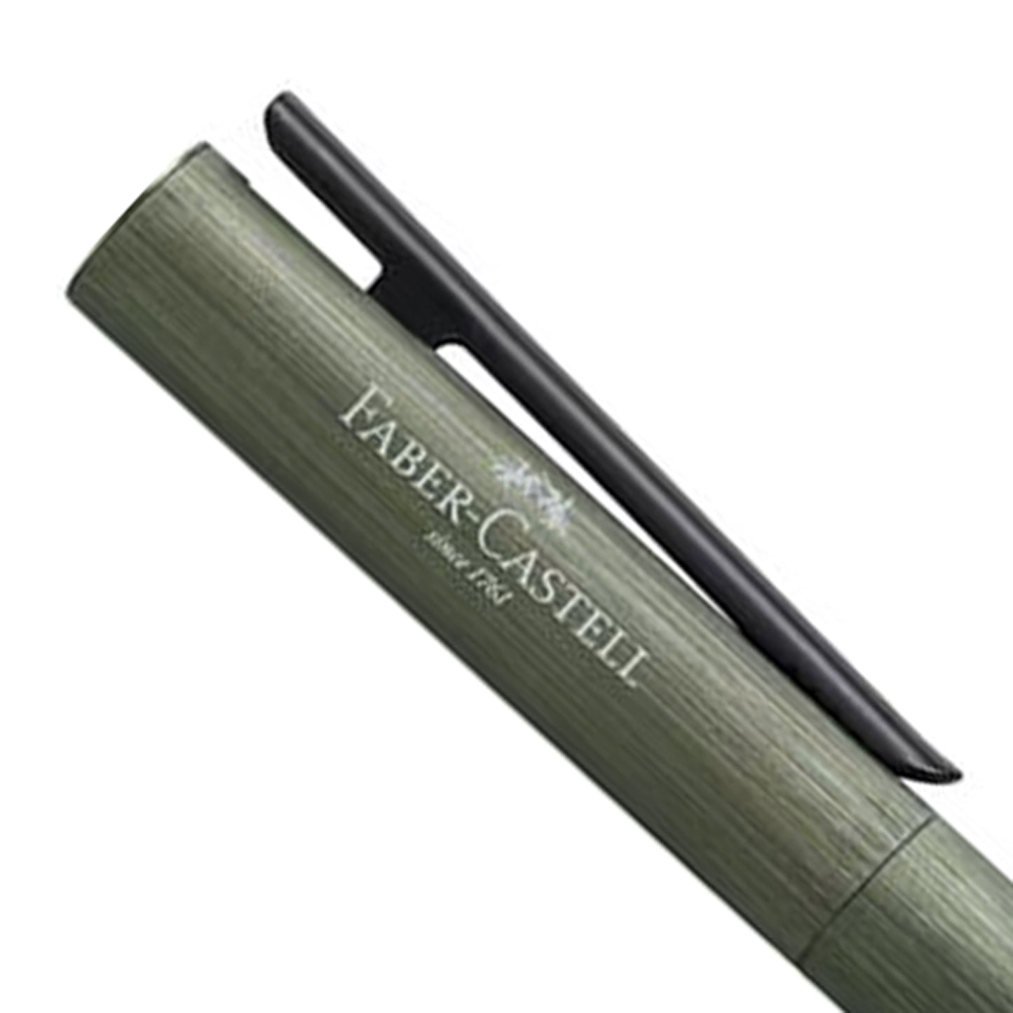 Faber-Castell Design Neo Slim Aluminium Olive Green PVD Fountain Pen