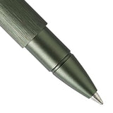 Faber-Castell Design Neo Slim Aluminium Olive Green PVD Roller Ball Pen 146156