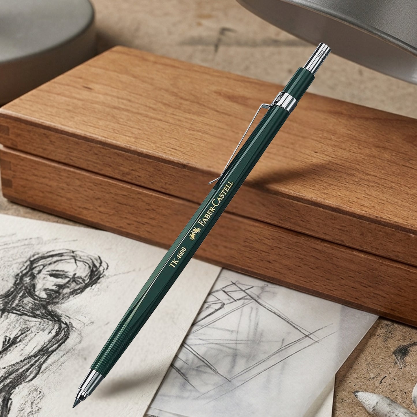 Faber-Castell Design TK-4600 Green CT Clutch Pencil (2.00 MM) 134600
