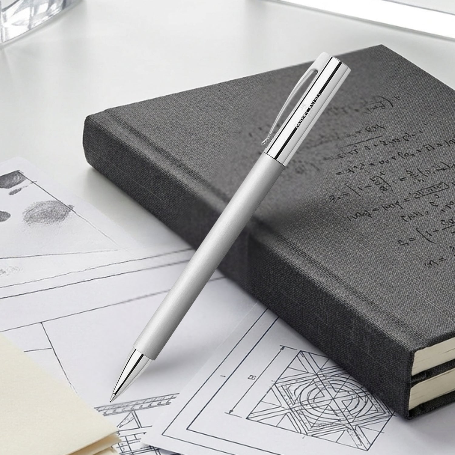 Faber-Castell Ambition Brushed Steel Ball Pen 148152
