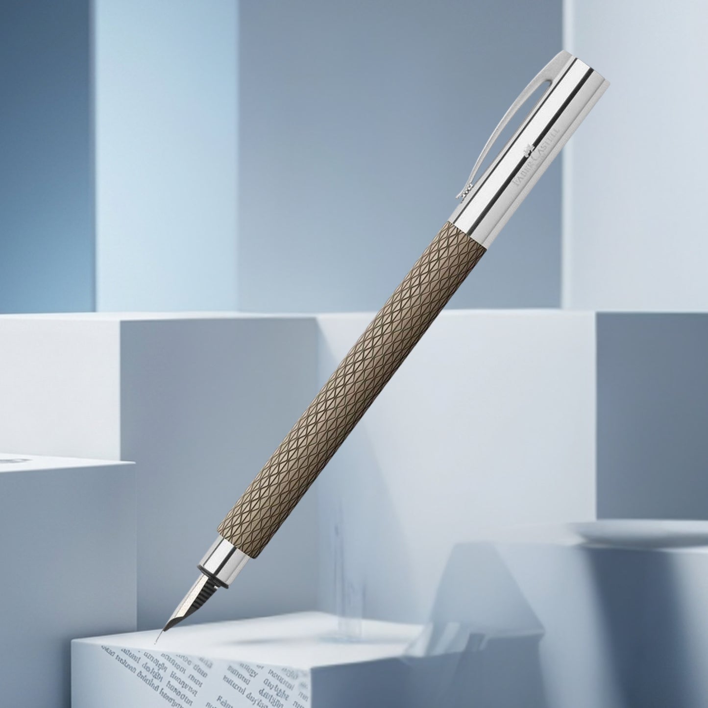 Faber-Castell Ambition OpArt Black Sand Fountain Pen