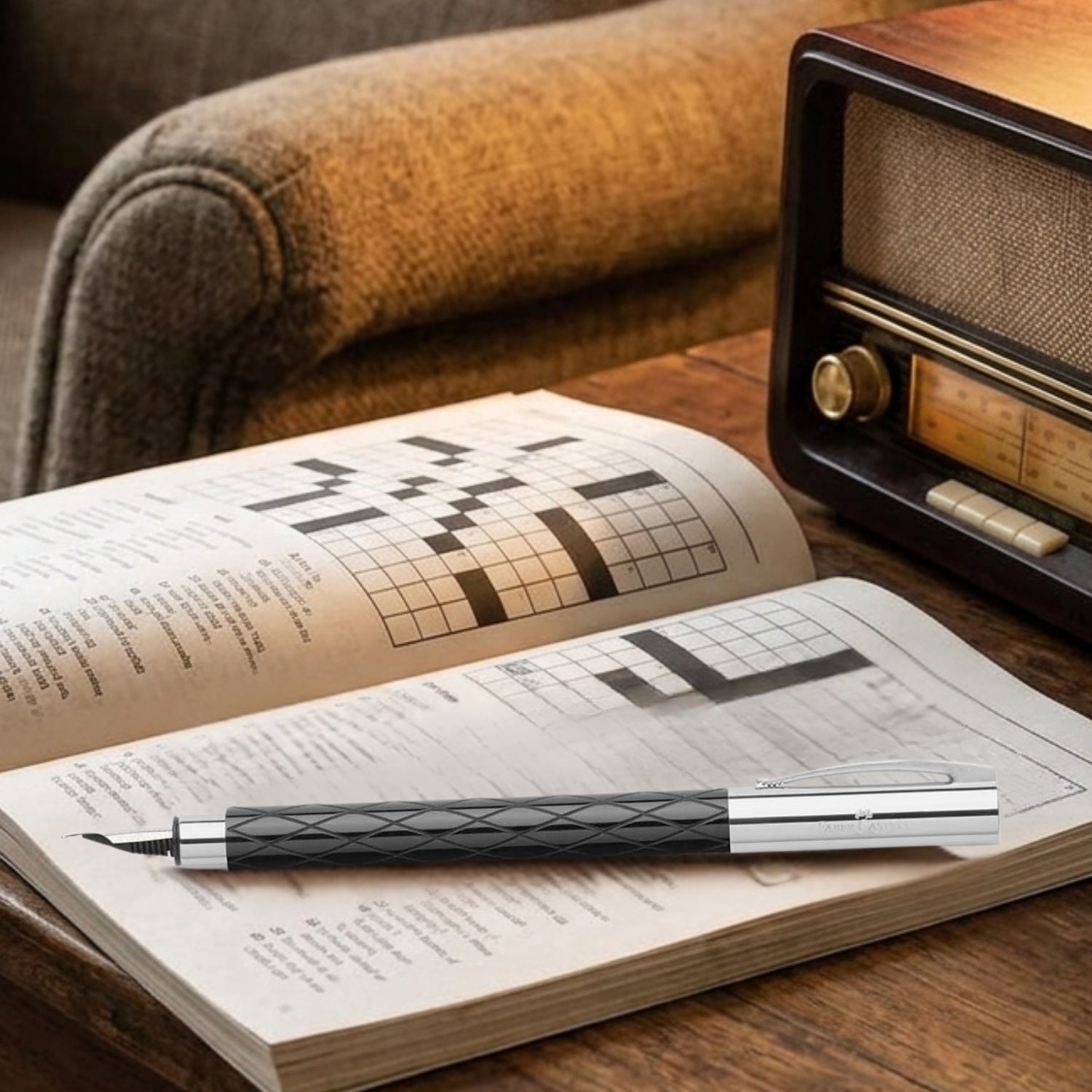 Faber-Castell Ambition Rhombus Black Fountain Pen