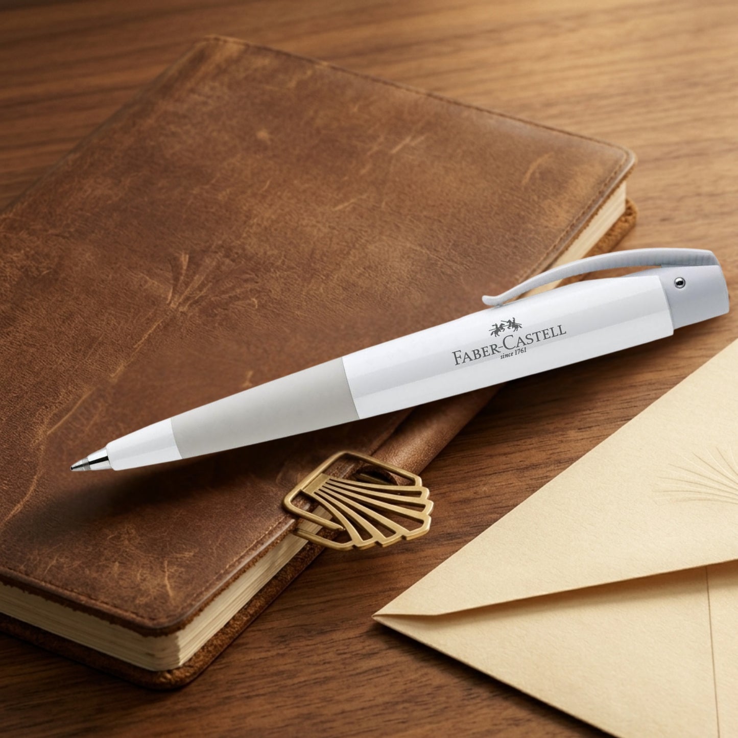 Faber-Castell Conic White Ball Pen 142801