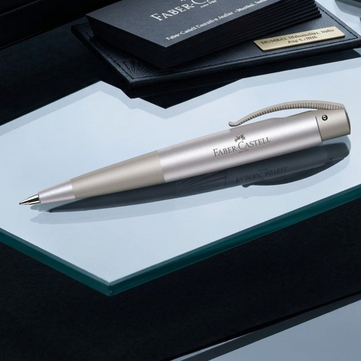 Faber-Castell Conic Silver Ball Pen 142811