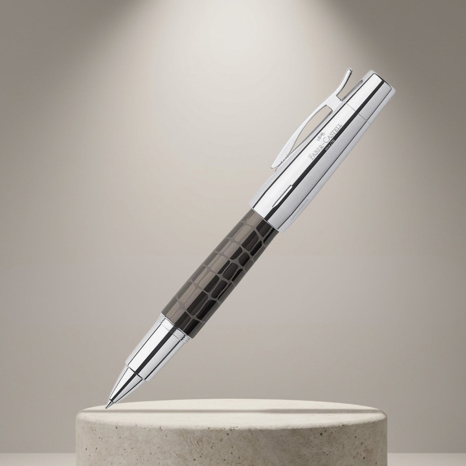 Faber-Castell Emotion Croco Brown Roller Ball Pen 148275