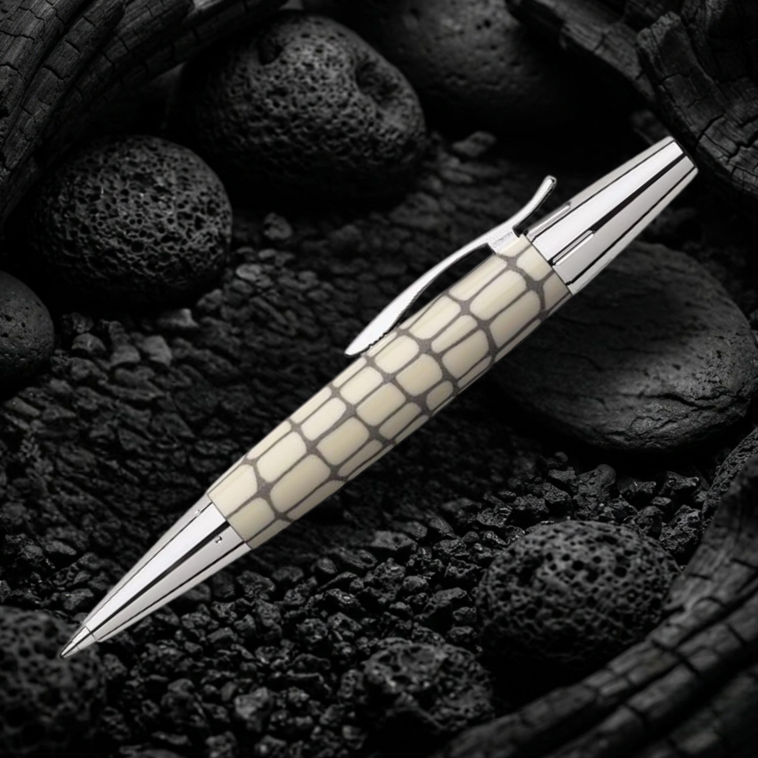 Faber-Castell Emotion Croco Ivory Ball Pen 148352
