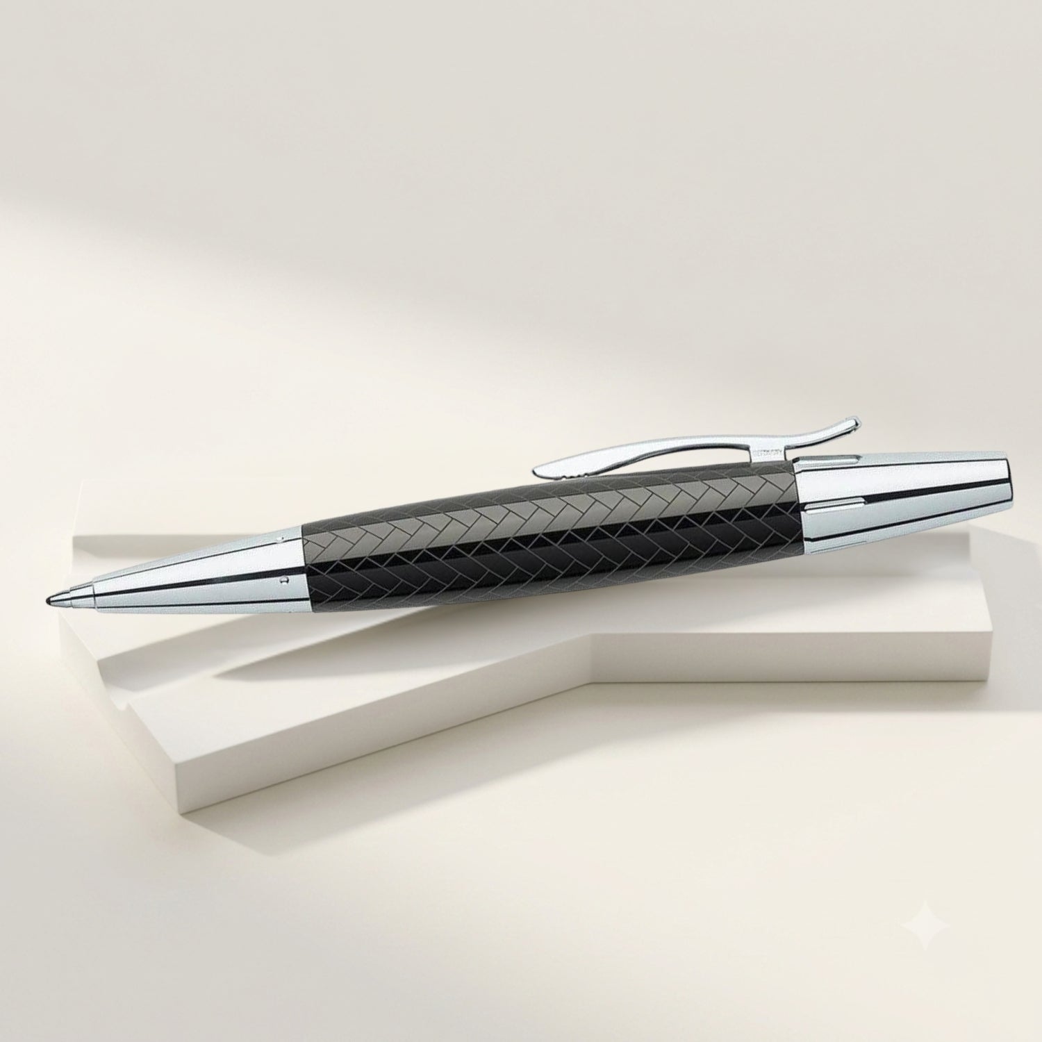 Faber-Castell Emotion Parquet Brown Ball Pen 148355