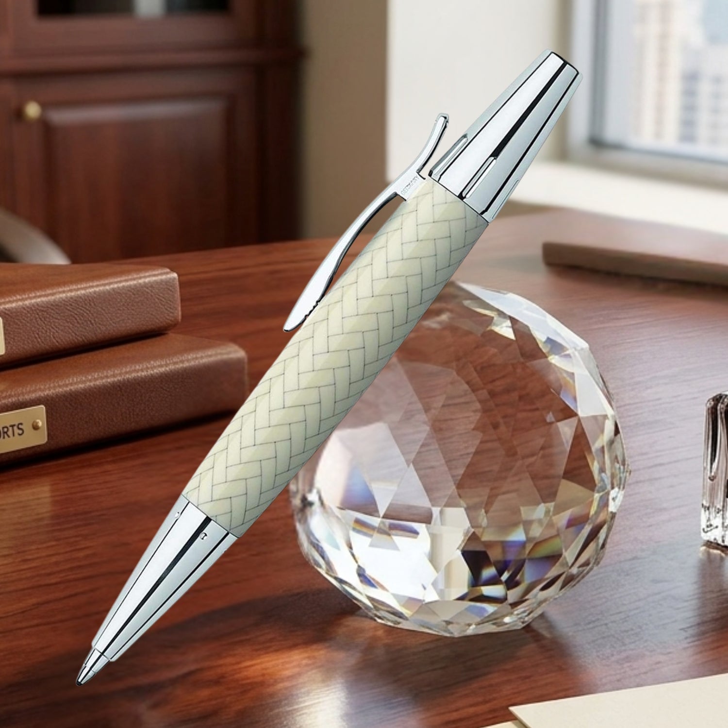 Faber-Castell Emotion Parquet Ivory Ball Pen 148353