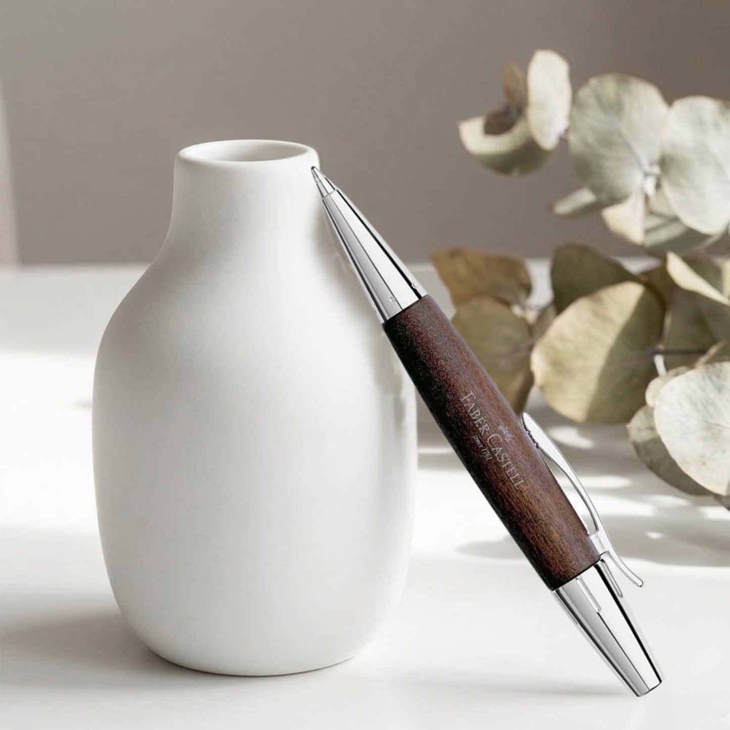 Faber-Castell Emotion Pearwood Black Ball Pen 148383