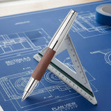 Faber-Castell Emotion Pearwood Dark Brown Roller Ball Pen 148215